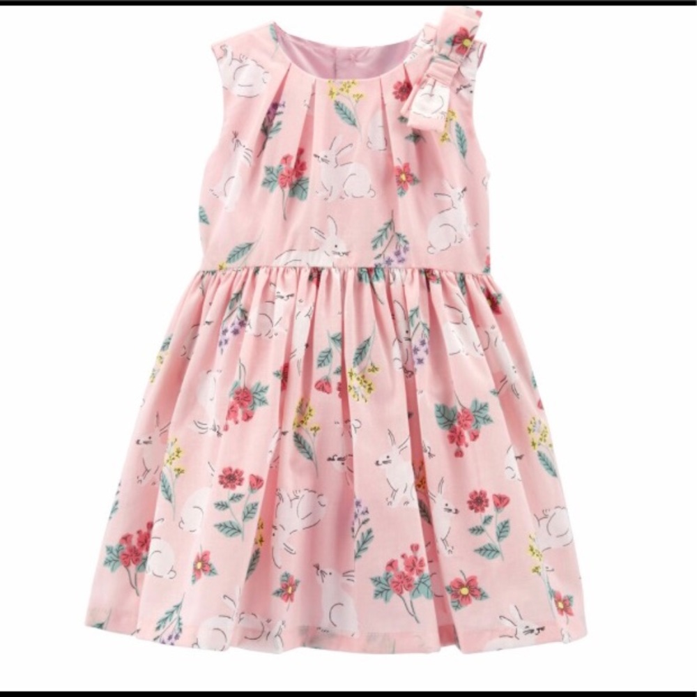 Carters pink bunny dress 🐰